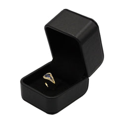 Bague en or jaune, saphirs et diamants - Castafiore