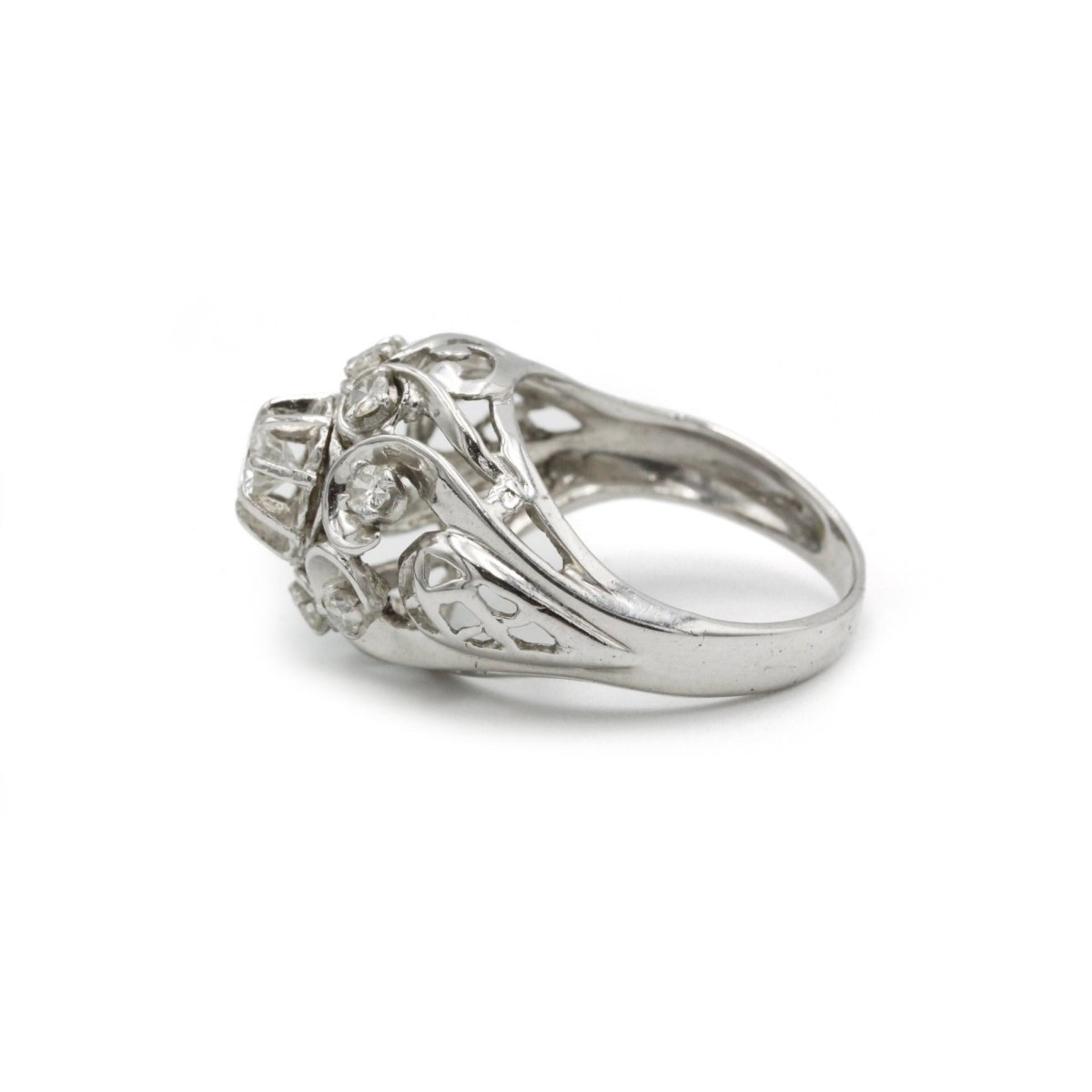 Bague en Or, Platine et Diamants - Castafiore