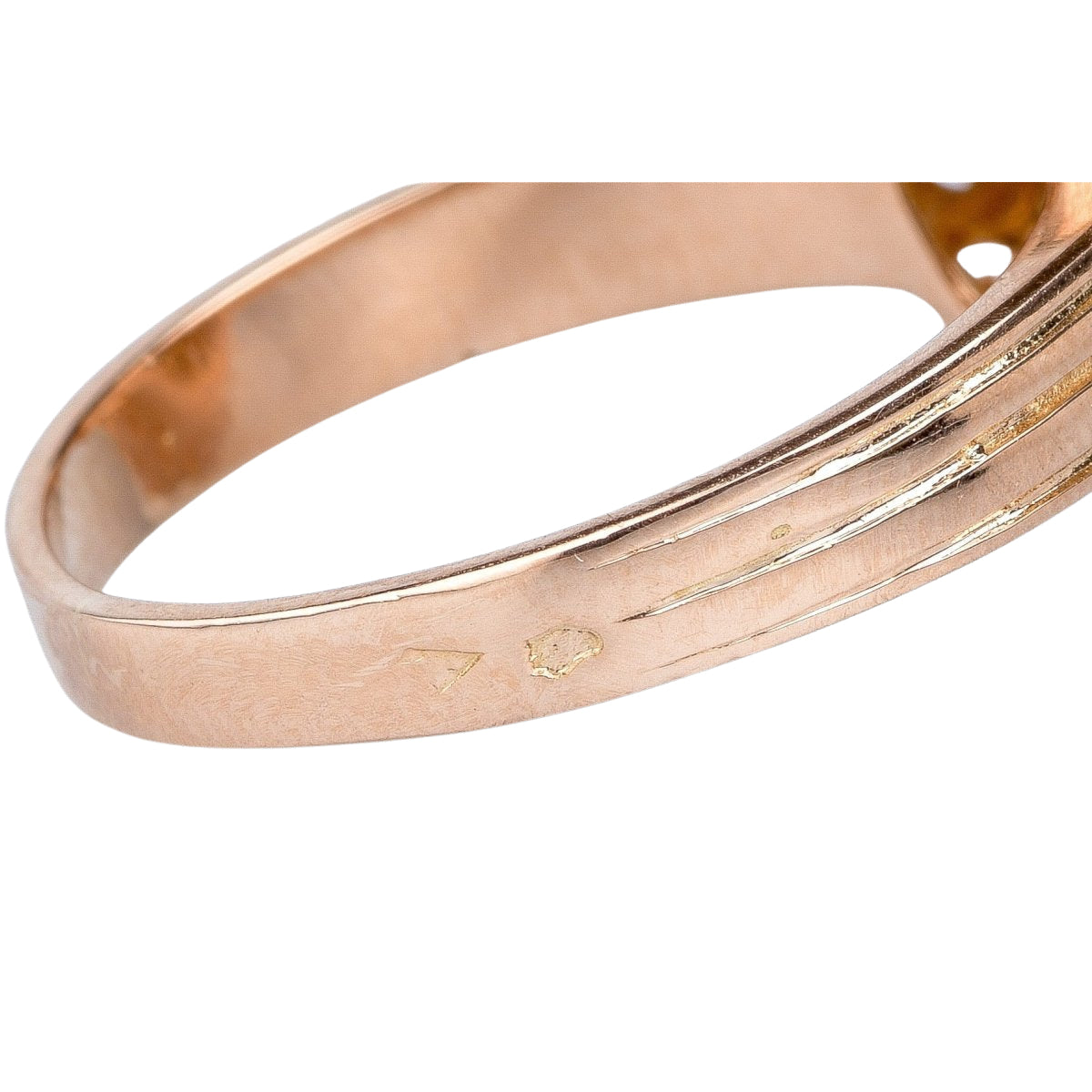 Bague en or rose 18 cts - Castafiore