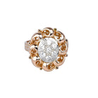 Bague en or rose 18 cts - Castafiore