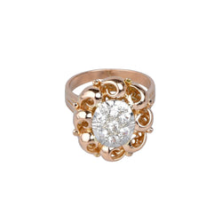 Bague en or rose 18 cts - Castafiore