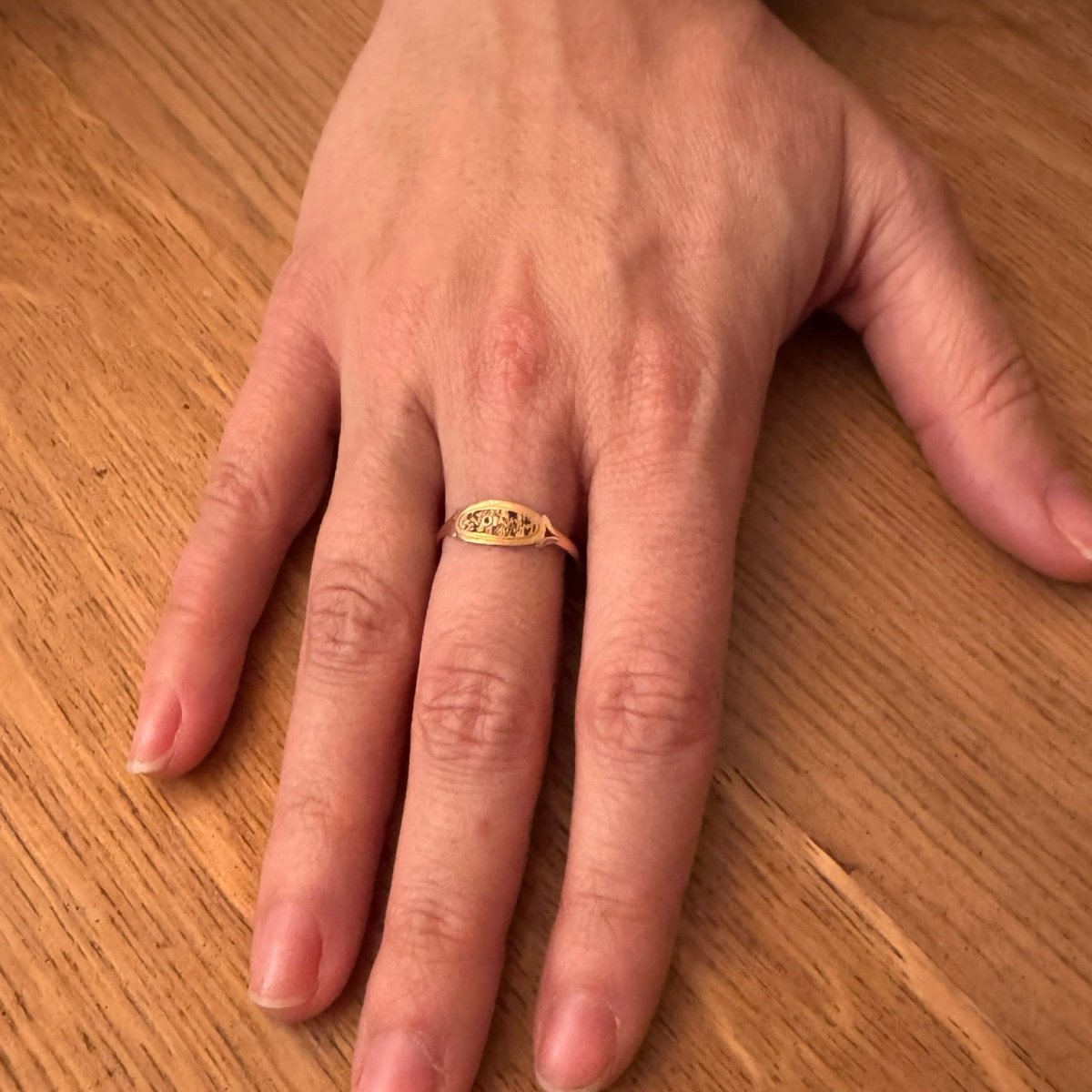 Bague en or rose - Castafiore