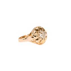 Bague en or rose et diamant - Castafiore