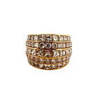 Bague en or rose et diamant - Castafiore