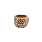 Bague en or rose et diamant - Castafiore