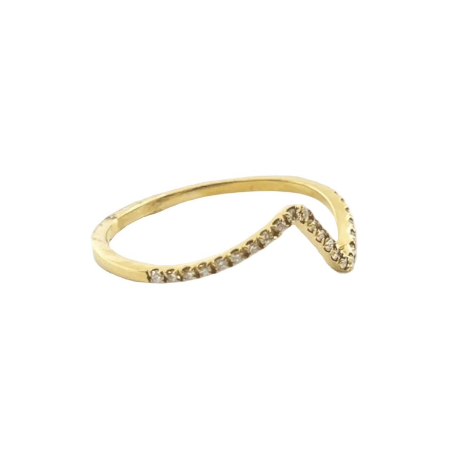 Bague en or rose et diamants - Castafiore