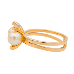 Bague en or rose et perles - Castafiore