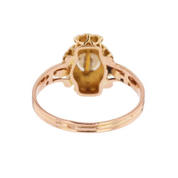 Bague en or rose et perles - Castafiore