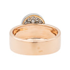 Bague en or rose, or blanc et diamants - Castafiore