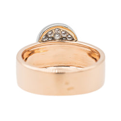 Bague en or rose, or blanc et diamants - Castafiore