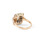 Bague en or rose, platine et diamant - Castafiore