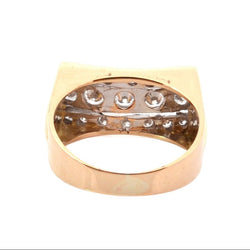 Bague en or rose, platine, et diamants - Castafiore