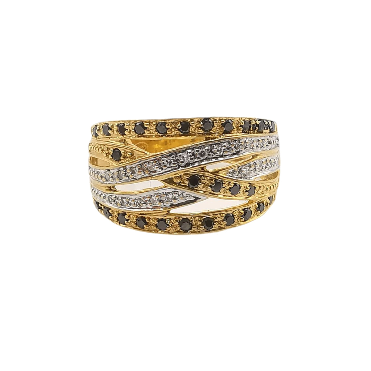 Bague en or saphirs & diamants - Castafiore