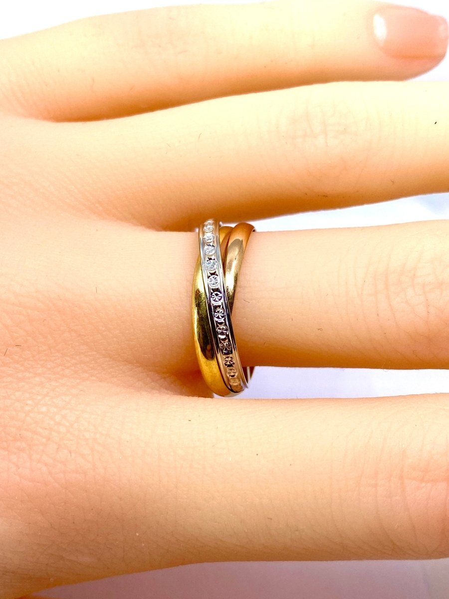 Bague en ors de couleurs - Castafiore