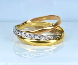 Bague en ors de couleurs - Castafiore