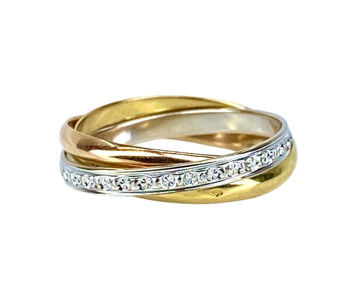 Bague en ors de couleurs - Castafiore