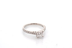 Bague en platine et diamant - Castafiore