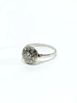 Bague En Platine Et Diamants - Castafiore