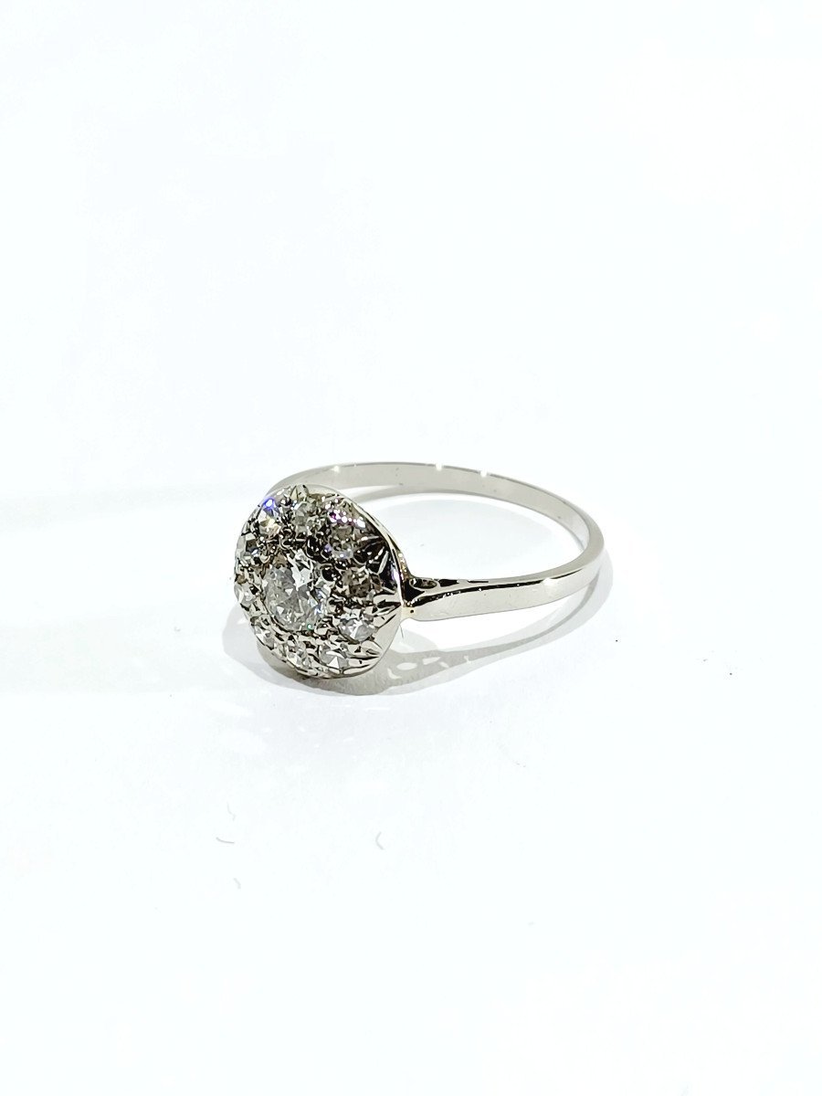 Bague En Platine Et Diamants - Castafiore
