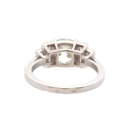 Bague en platine et diamants - Castafiore