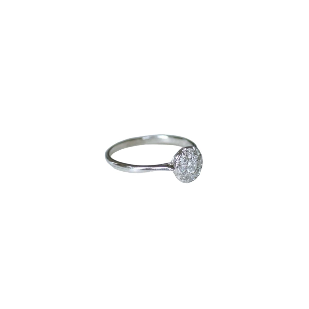 Bague en platine et diamants - Castafiore