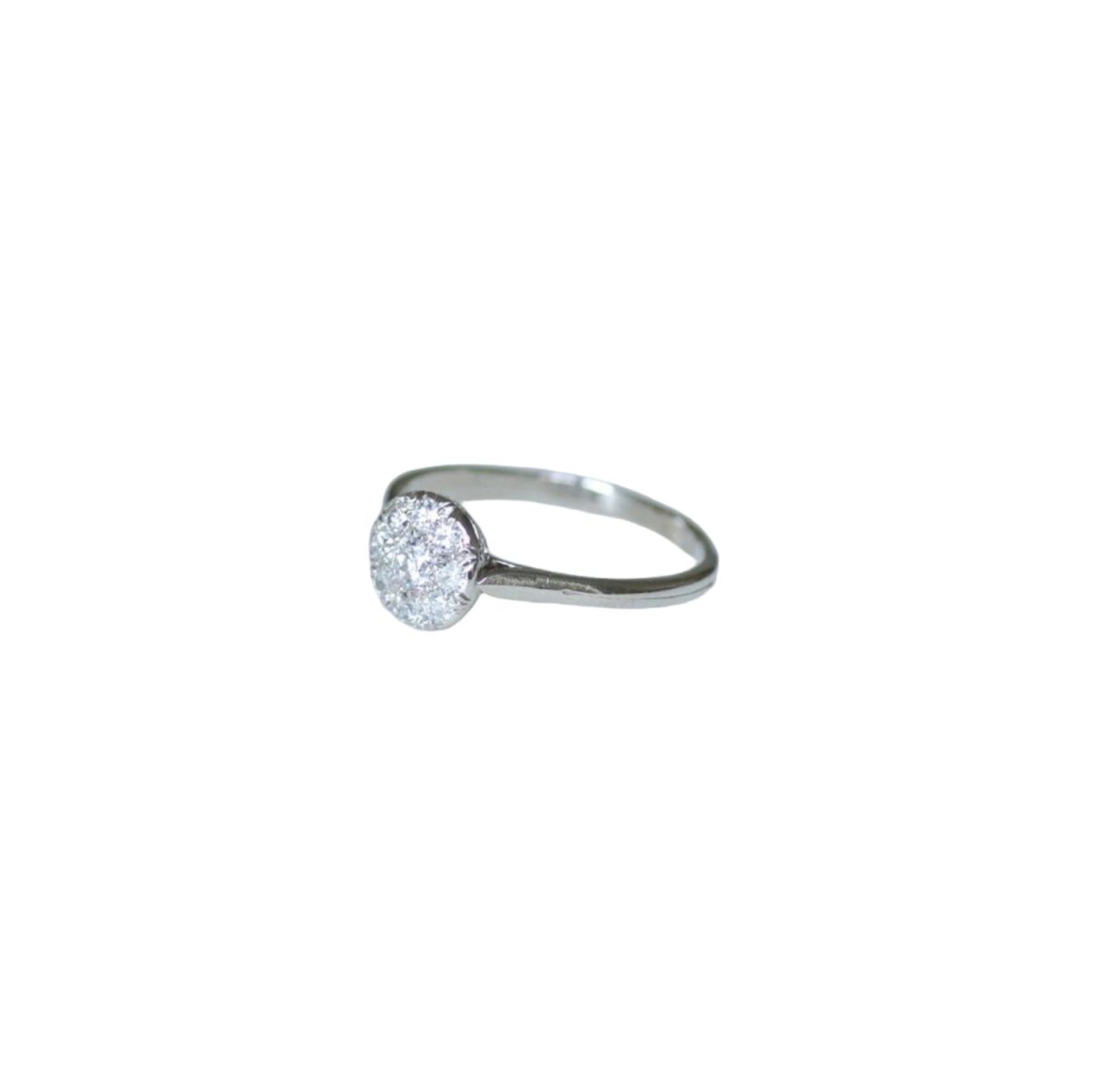 Bague en platine et diamants - Castafiore