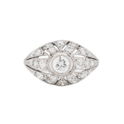 Bague en Platine et Diamants - Castafiore