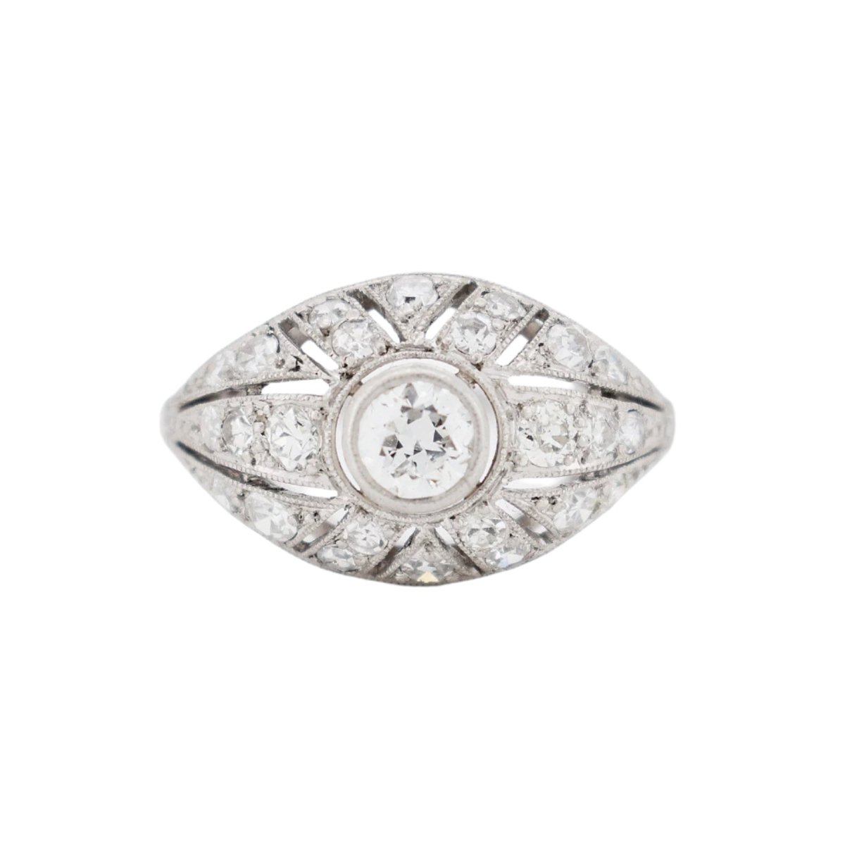Bague en Platine et Diamants - Castafiore