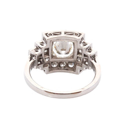 Bague en platine et diamants - Castafiore