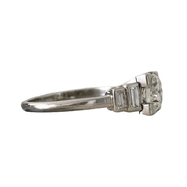 Bague en platine et diamants - Castafiore