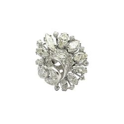 Bague en platine et diamants - Castafiore