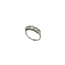 Bague en platine et diamants - Castafiore