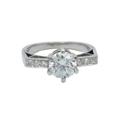 Bague en platine et diamants - Castafiore