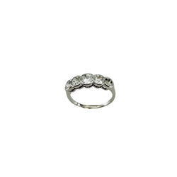 Bague en platine et diamants - Castafiore