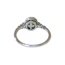 Bague en platine et diamants - Castafiore