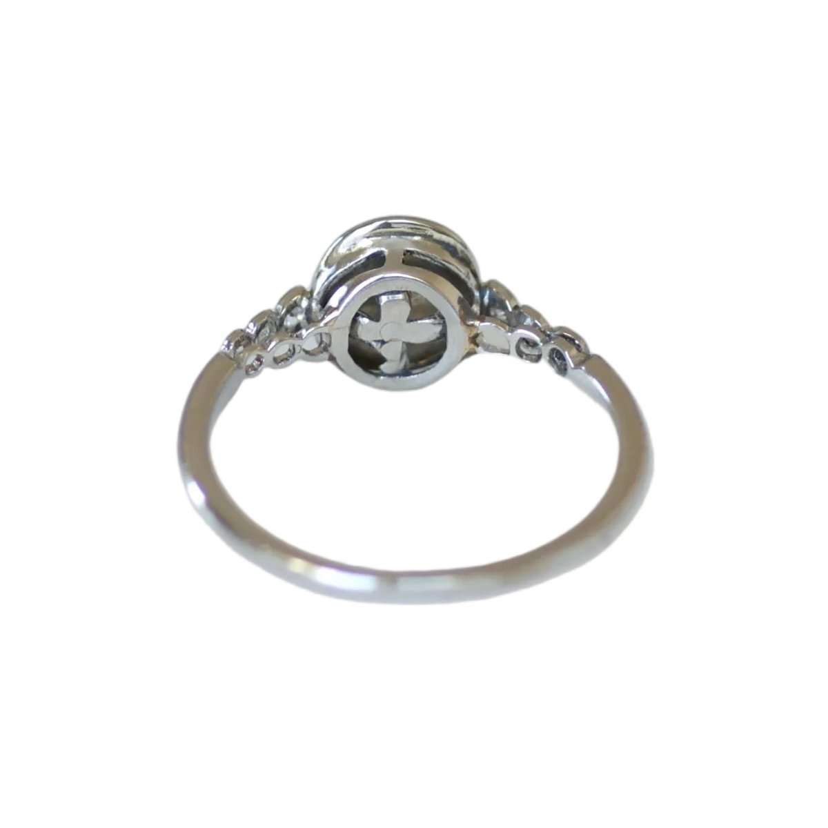 Bague en platine et diamants - Castafiore