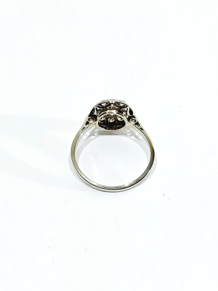 Bague En Platine Et Diamants - Castafiore