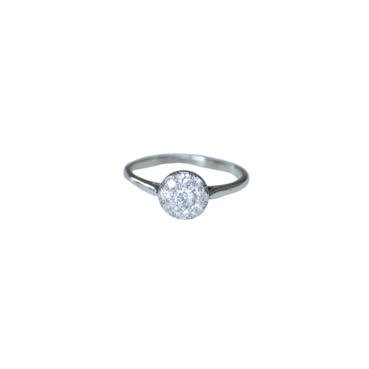 Bague en platine et diamants - Castafiore
