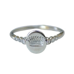 Bague en platine et diamants - Castafiore