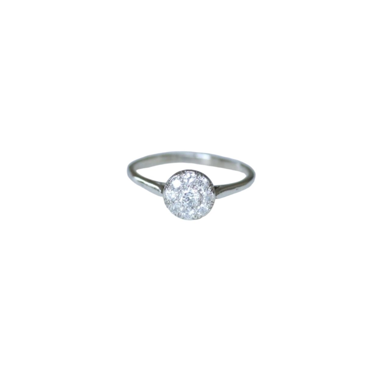 Bague en platine et diamants - Castafiore