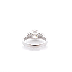 Bague en platine et diamants - Castafiore