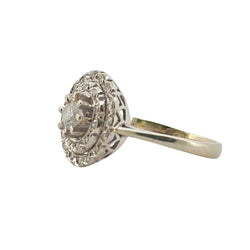 Bague en platine et diamants - Castafiore