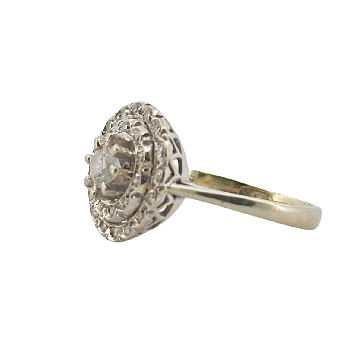 Bague en platine et diamants - Castafiore