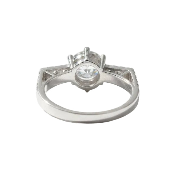 Bague en platine et diamants - Castafiore