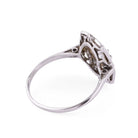 Bague en platine plate - Castafiore