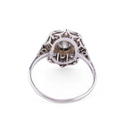 Bague en platine plate - Castafiore