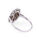 Bague en platine plate - Castafiore