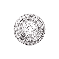 Bague Entourage BOUCHERON "Idylle" en or blanc et diamants - Castafiore