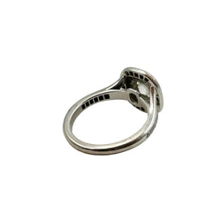 Bague Entourage en or blanc et diamants - Castafiore