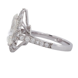 Bague Entourage en or blanc et diamants - Castafiore